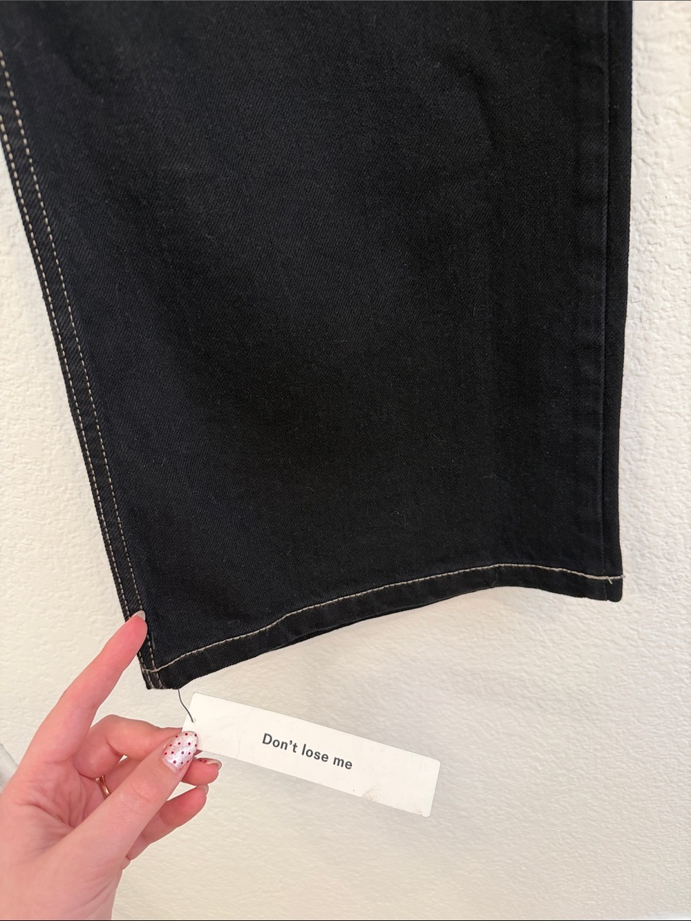 Reformation Alyssa Stretch High Rise Wide Leg Jeans - Black - Picture 5 of 9